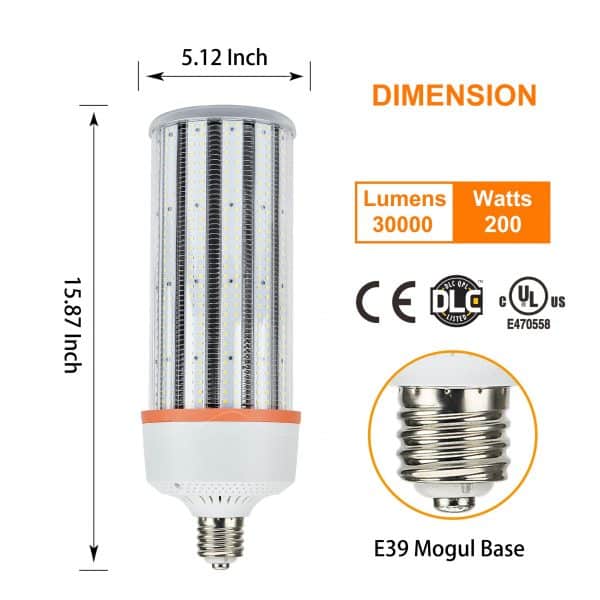 LED Corn Light 420W 70000LM,High Watt Lighting 360-degree,50000 hour