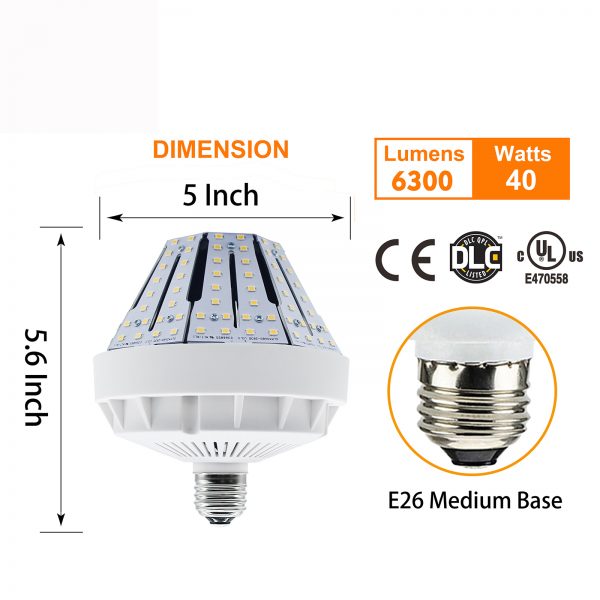 40W LED Garden Light Has No Radio Frequency Interference GLA 01