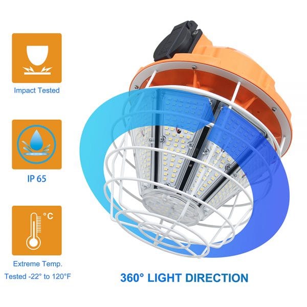 150W Led Portable Site Temporary Lighting Strings LED Temporary lamp